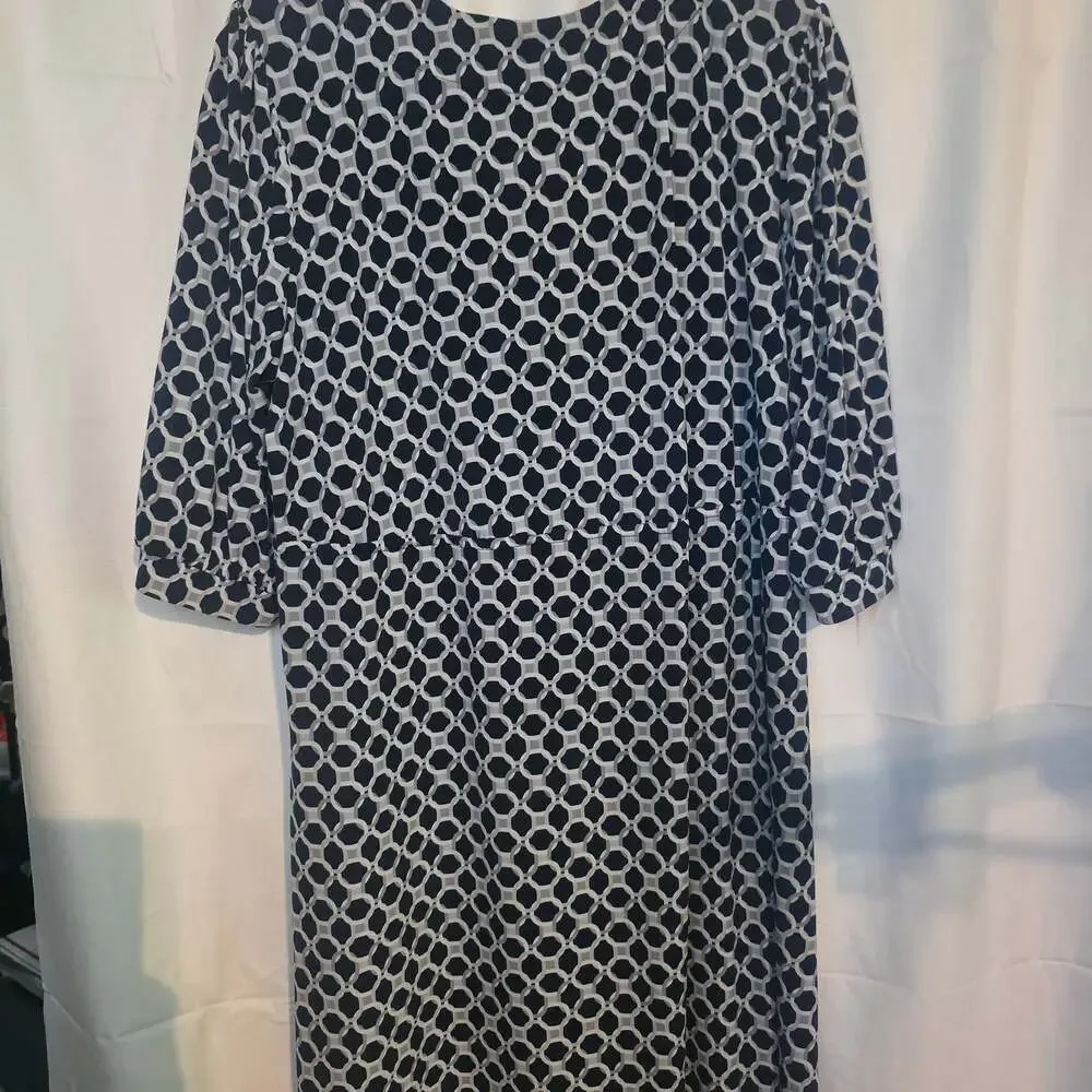 MICHAEL KORS ~ V neck dress Empire elastic waist... 2XL